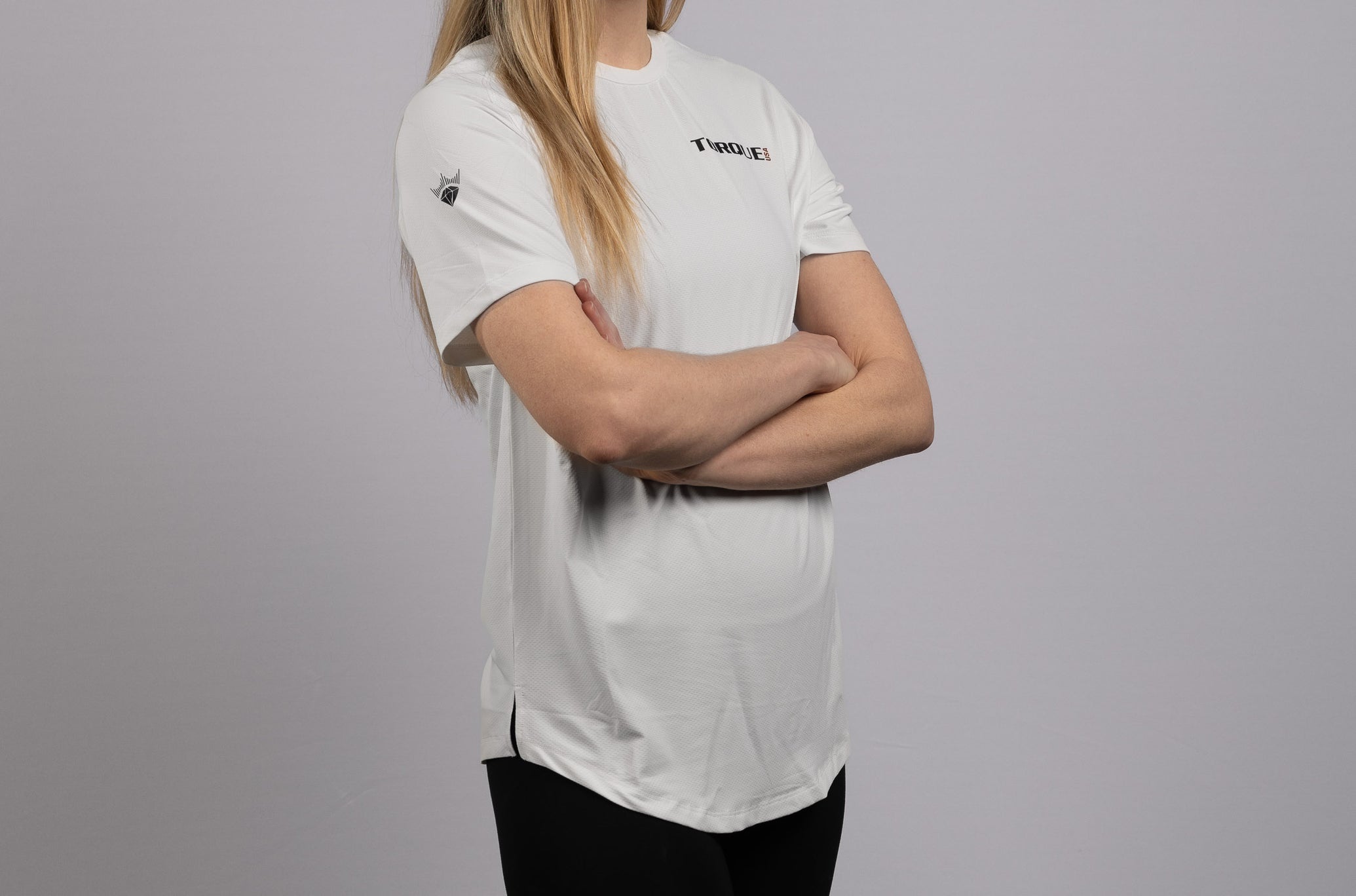 Torque x Royalty - Performance Short Sleeve - White